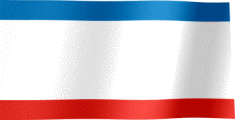 The waving flag of Crimea (Animated GIF)