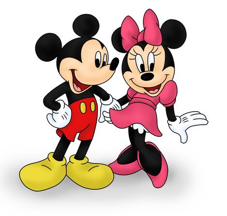 Belajar Mewarnai Gambar Mickey Mouse Minnie Anak Contoh Diwarnai Animasi
