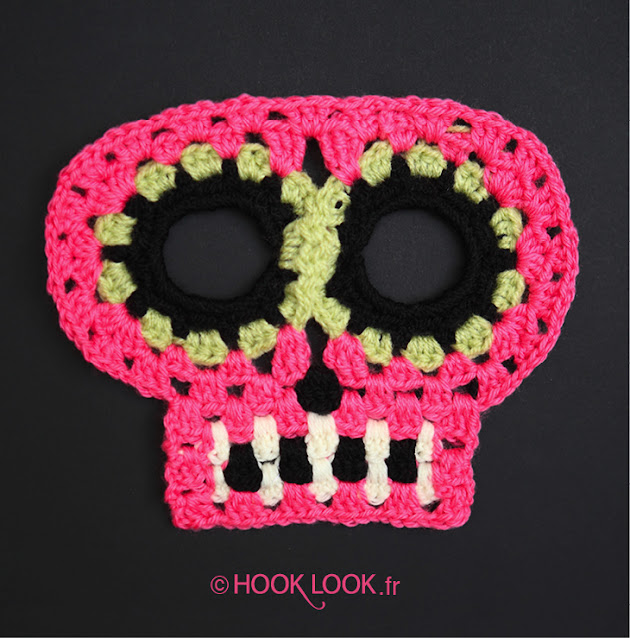 granny skull to crochet