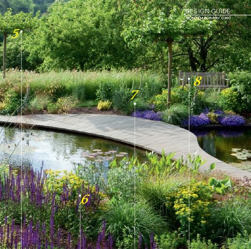 Contemporary English garden design ~ English garden