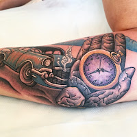 clock tattoo