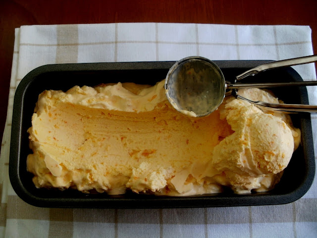 Helado de mandarina