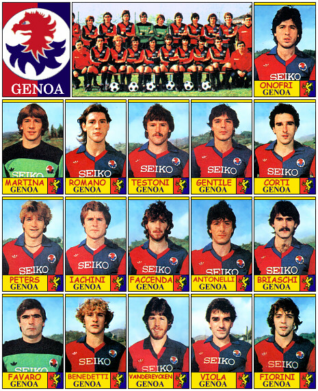 Botões para Sempre Genoa Cricket and Football Club Raridade da