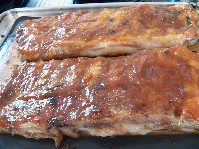 Mango Chutney Glazed Ribs