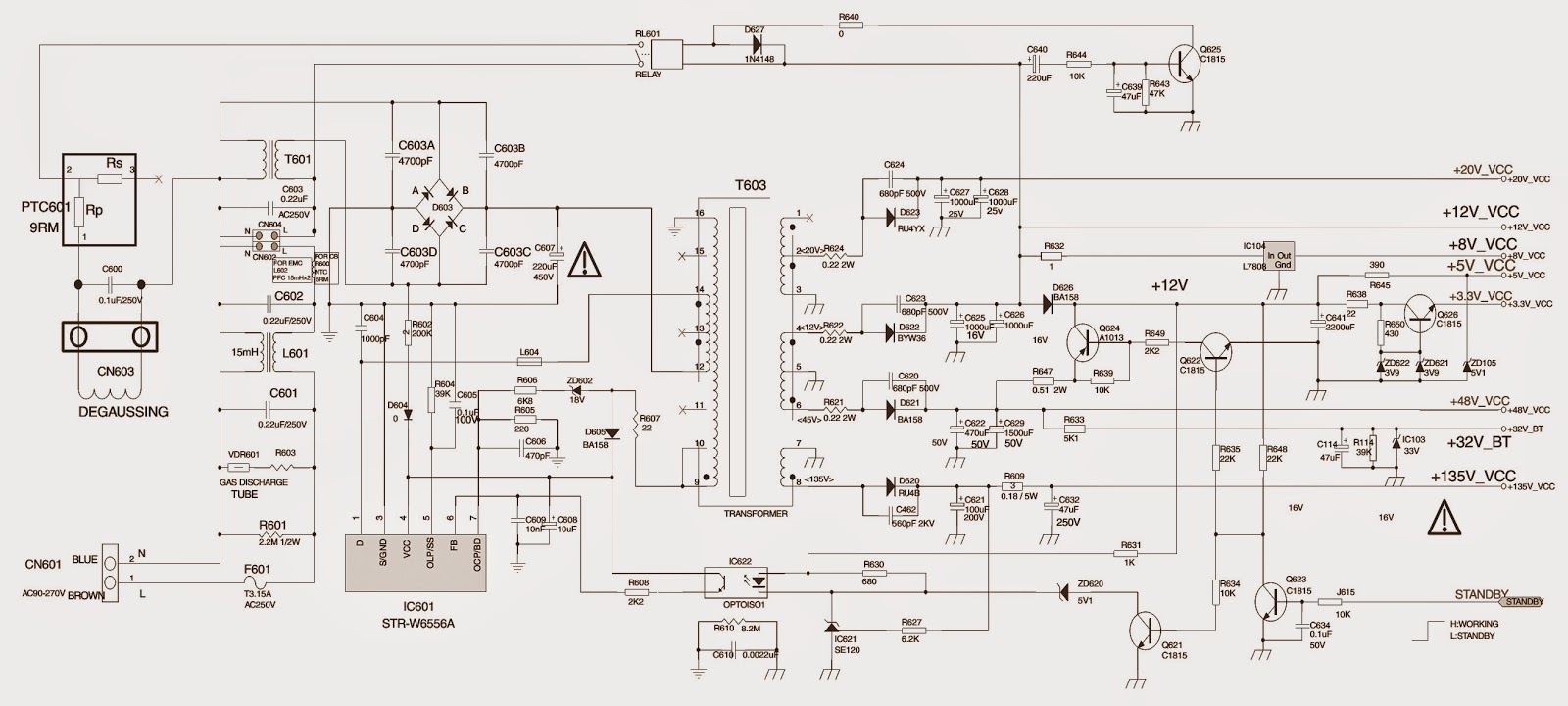 [DIAGRAM] Sharp Crt Tv Circuit Diagram