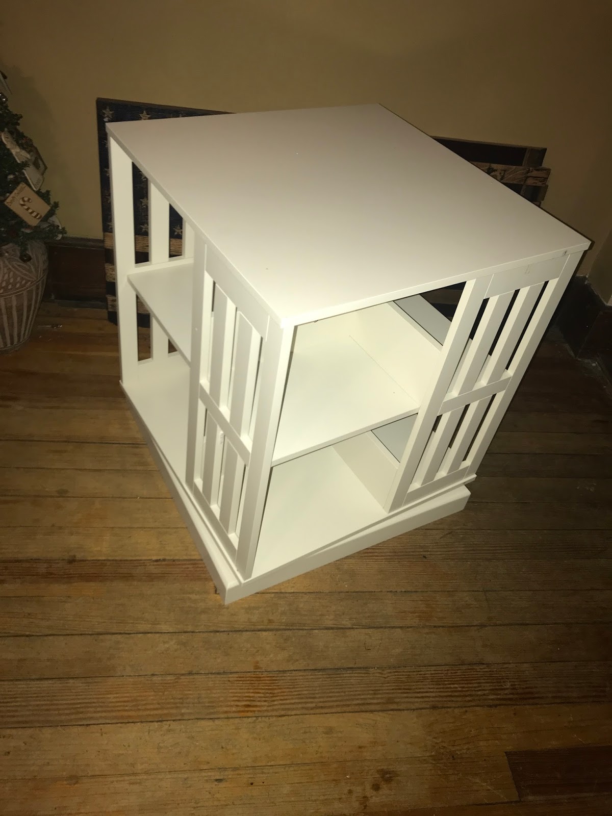 Check Out The Revolving Side Table I Put Together