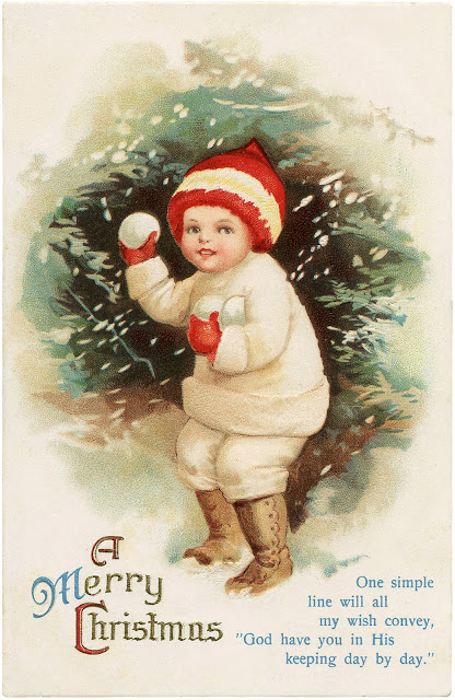 Fresh Vintage by Lisa S: Vintage CHRISTMAS Postcard Printables