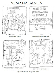 Semana Santa para pintar