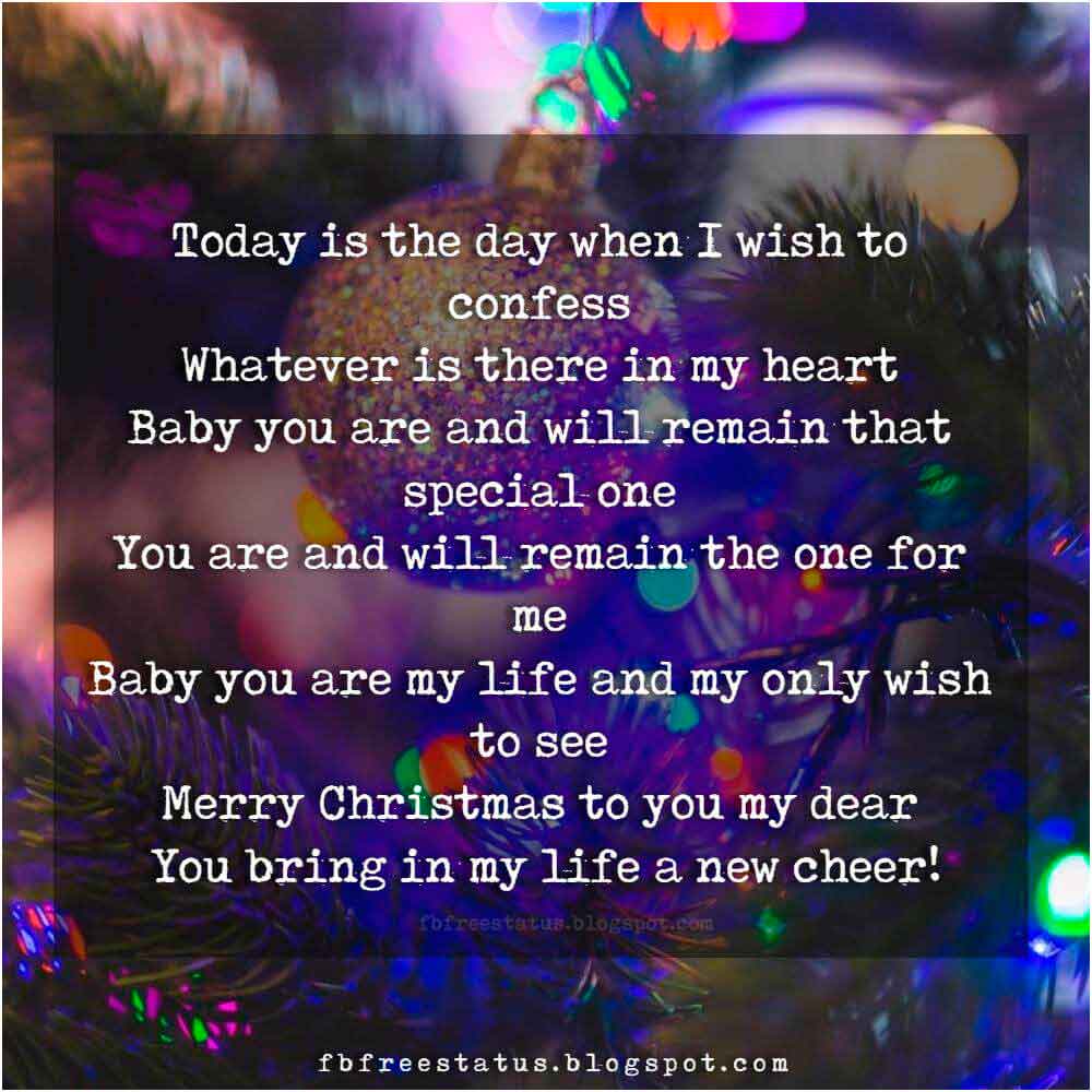 Christmas Love Quotes for Boyfriend and Girlfriend with Images