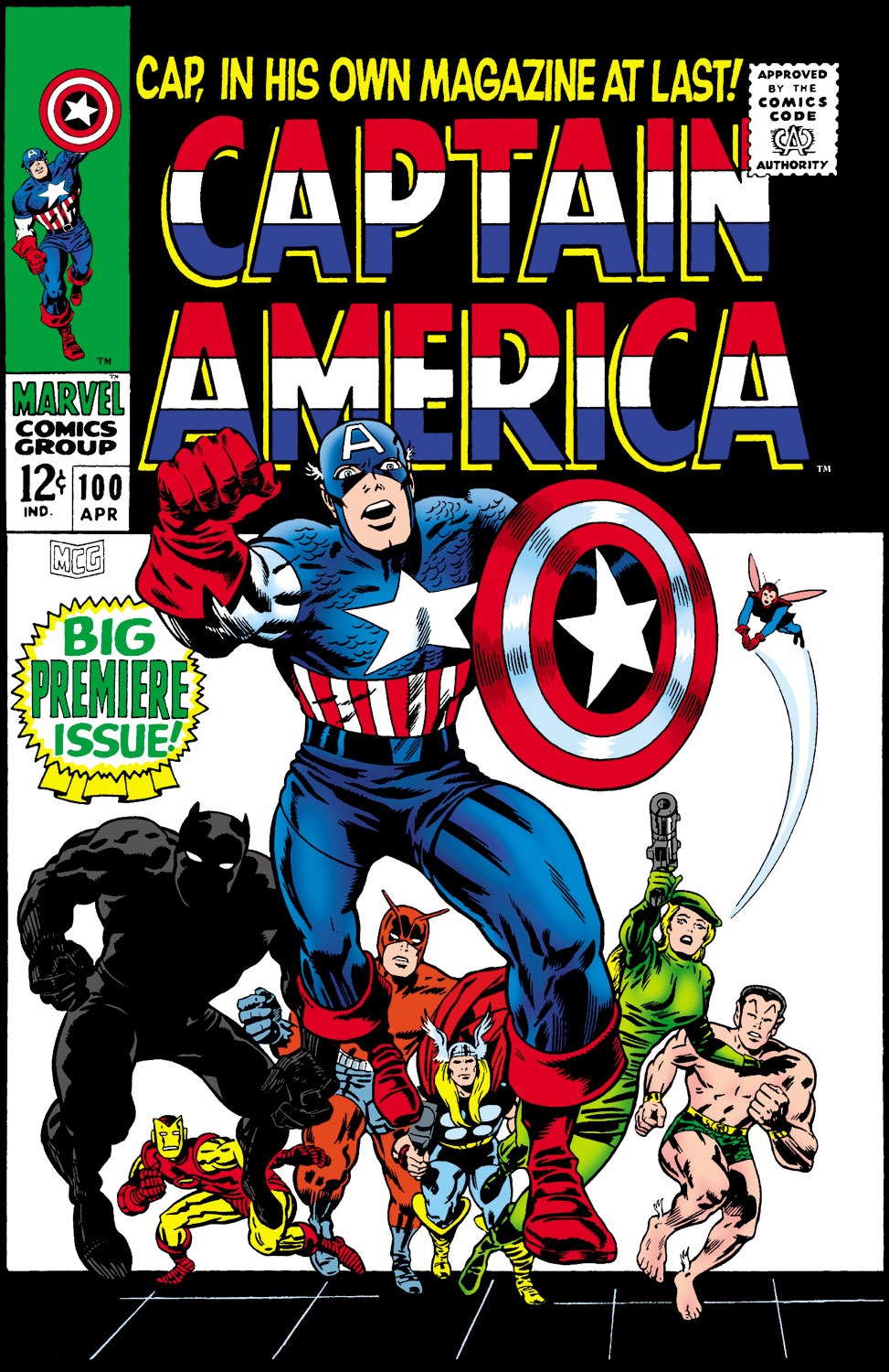 Read online Captain America (1968) comic -  Issue #100 - 1