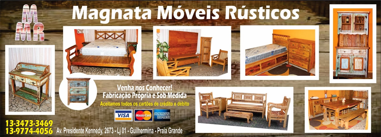 Magnata Móveis Rústicos Portal empresas Praia Grande