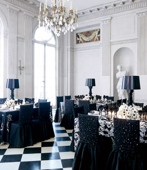 bodas , elegantes , glamour , eventos , decoración , blanco , negro