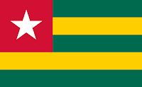 Logo Gambar Bendera Negara Togo PNG JPG ukuran 200 px