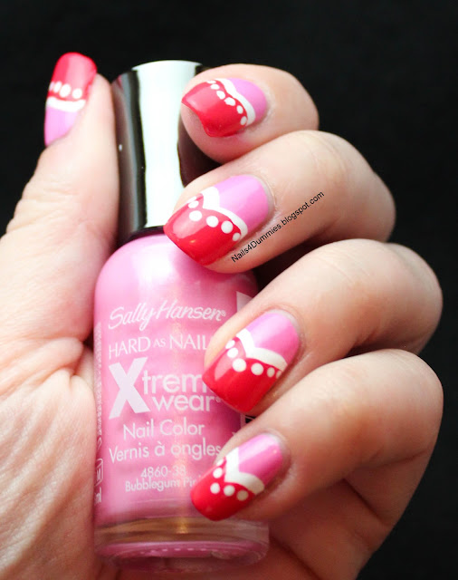 Nails4Dummies Pink Fishtail Mani