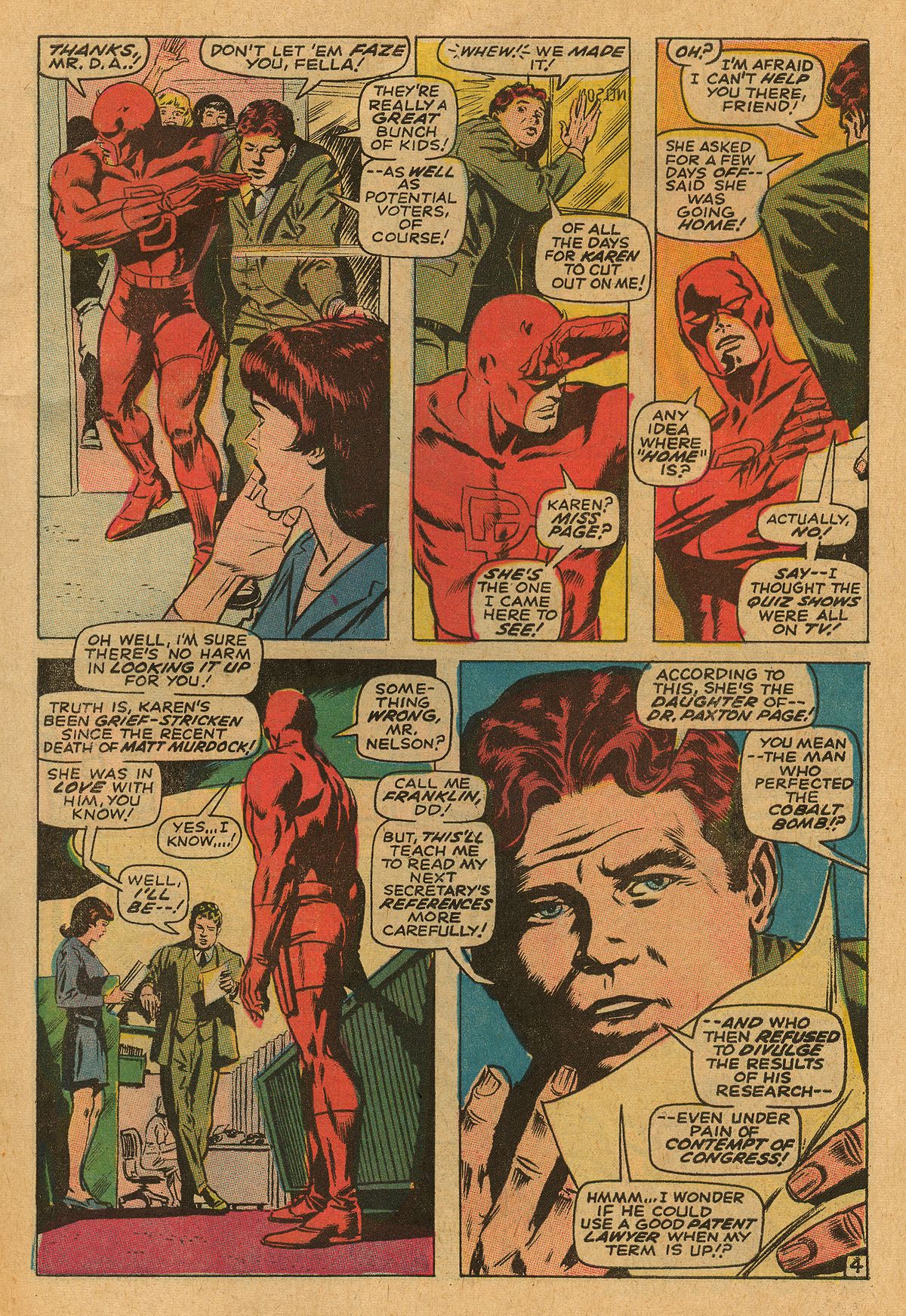 Read online Daredevil (1964) comic -  Issue #56 - 7