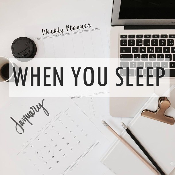 What happen when you sleep ?