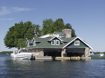 Boat Houses on the St. Lawrence