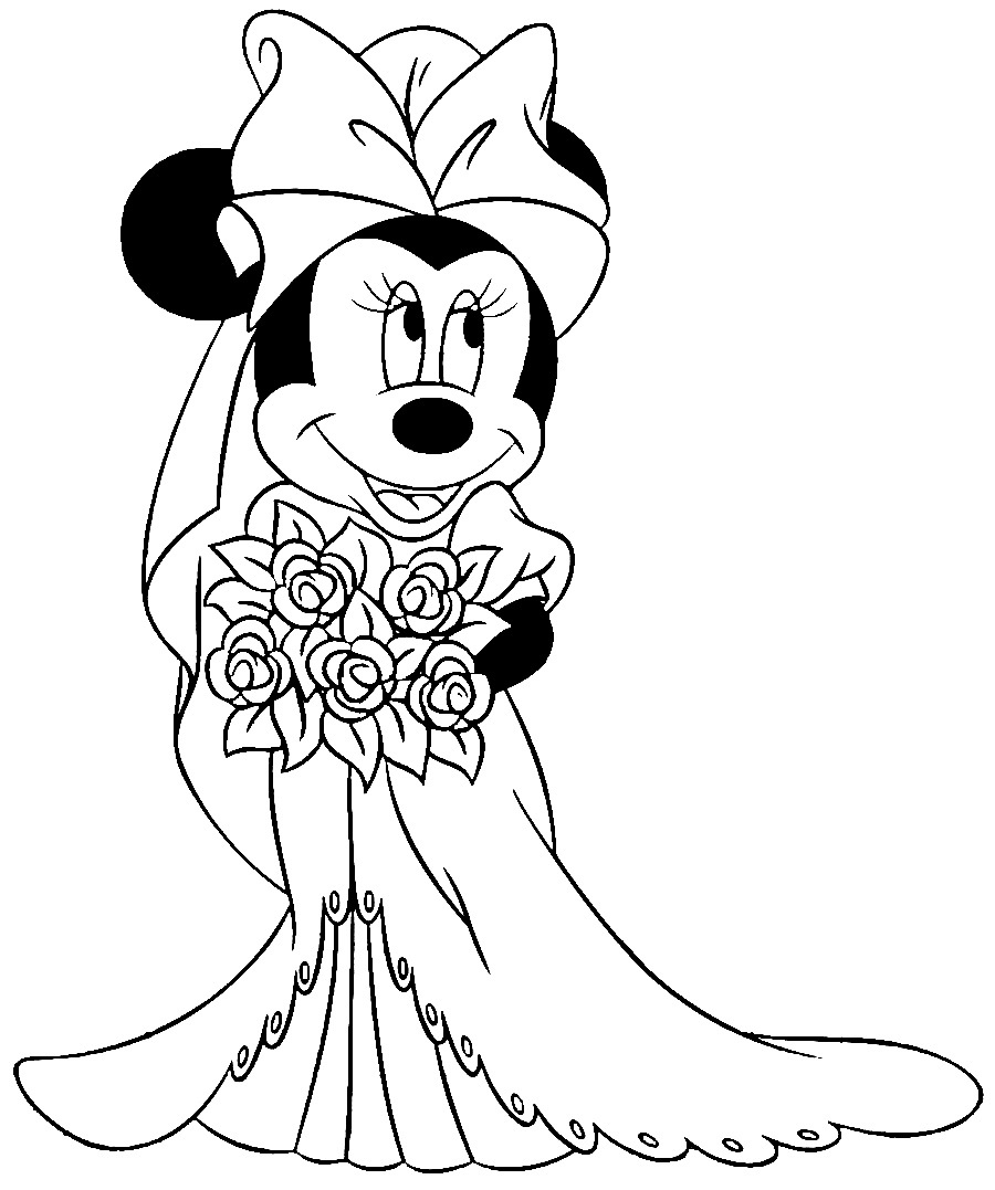 Free Disney Minnie Mouse Coloring Pages