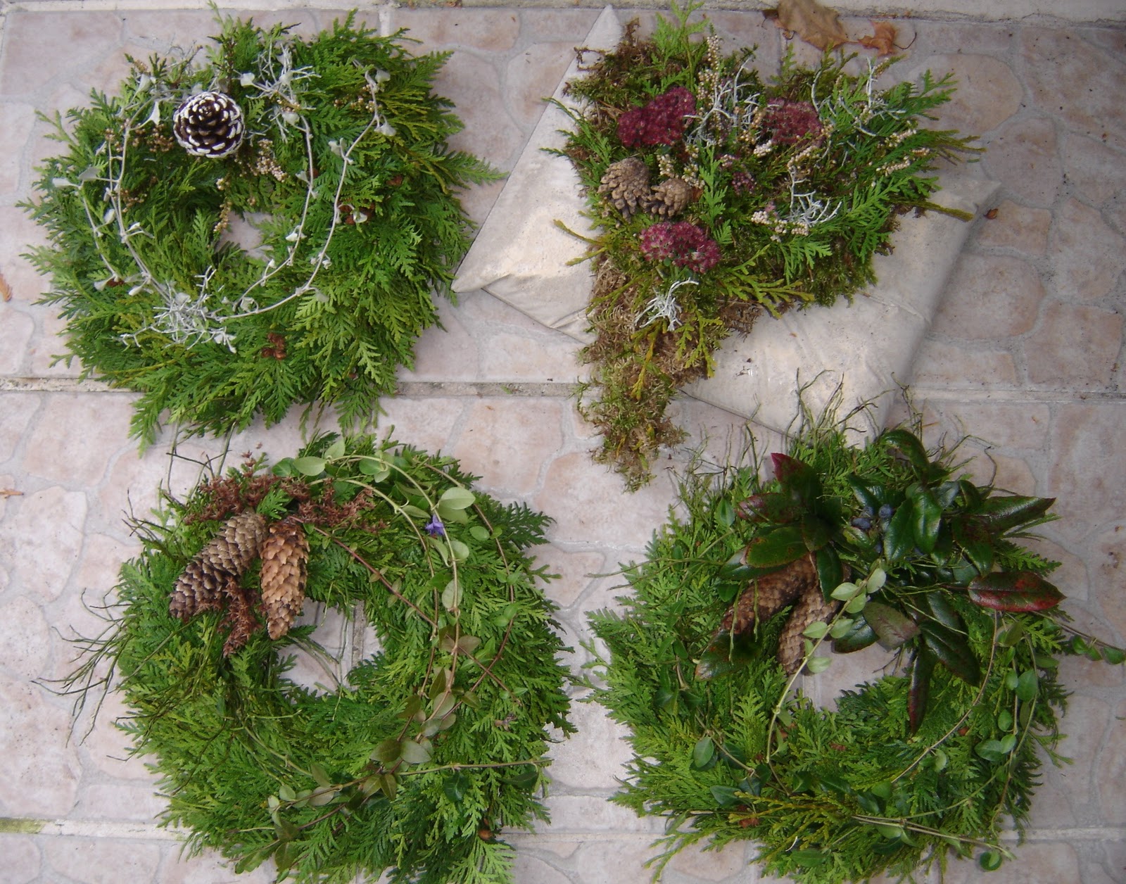 Lerblomster Kransar till All helgona