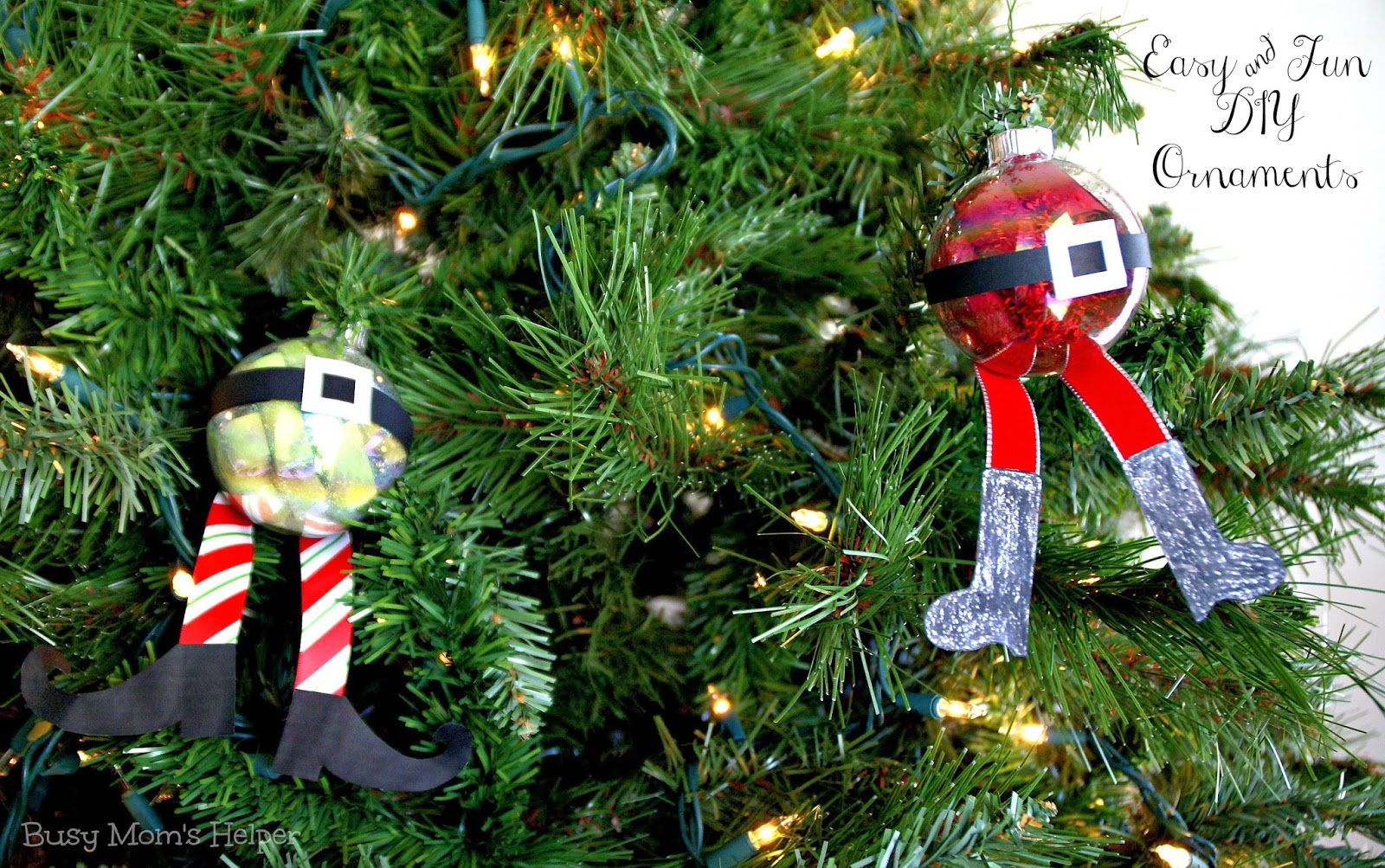 Easy and Fun DIY Ornaments Busy Moms Helper