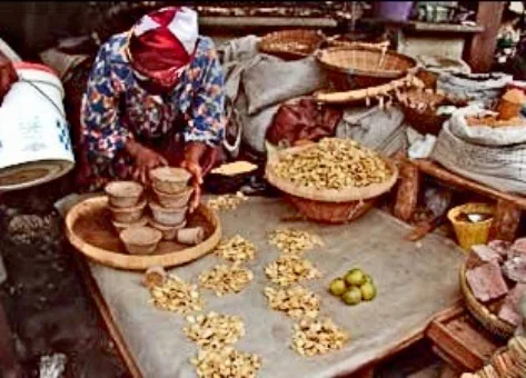 Gabon chocolate also known as dika paste bread photo 