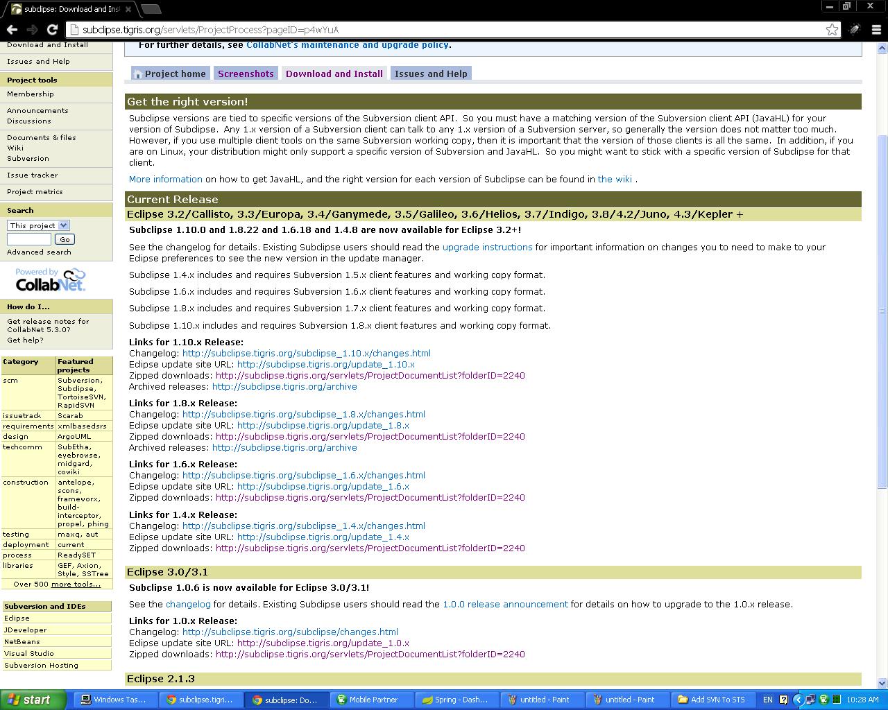 Amith's Tech Point: How to add SVN plugin to STS or Eclipse