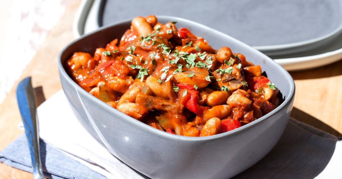 KARENLUVSLIFE Mushroom and Capsicum Baked Beans
