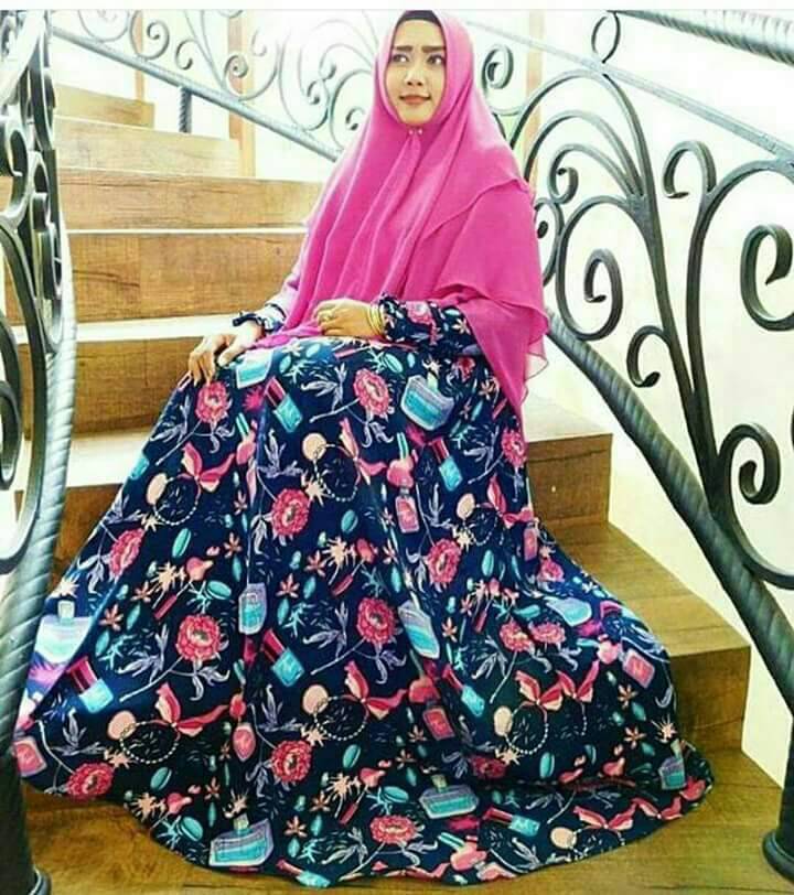 gamis bahan monalisa set khimar koleksi gamis harga grosir gamis bahan monalisa set khimar koleksi gamis harga grosir