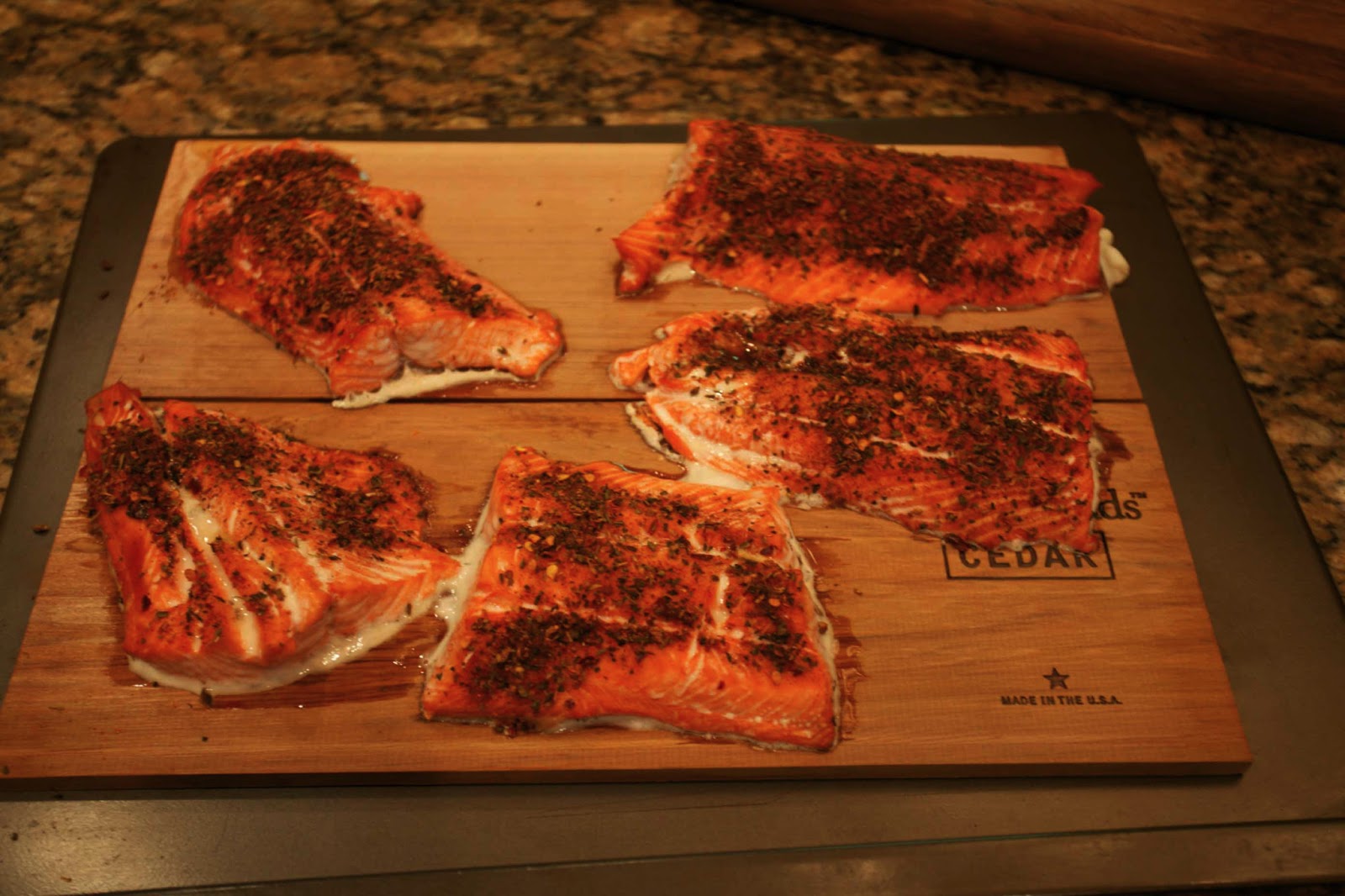 Potlatch Copper River Salmon on a Cedar Plank