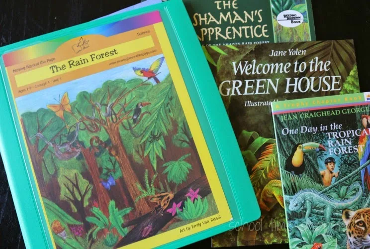 Moving beyond the page Rainforest Unit Study Review from School Time Snippets