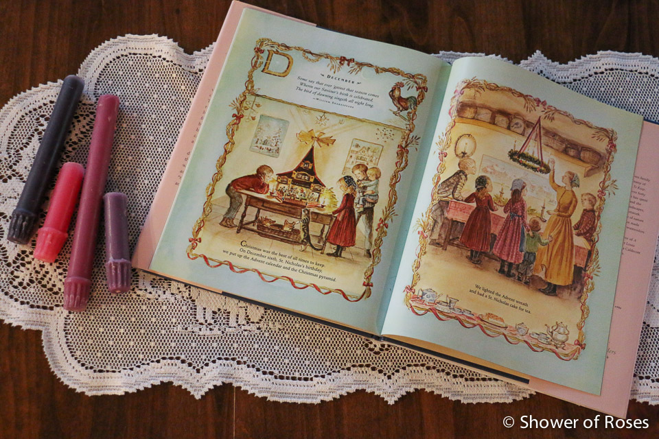 Shower of Roses The Year of the Hanging Advent Wreath