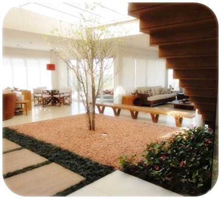 contoh model taman minimalis dalam rumah