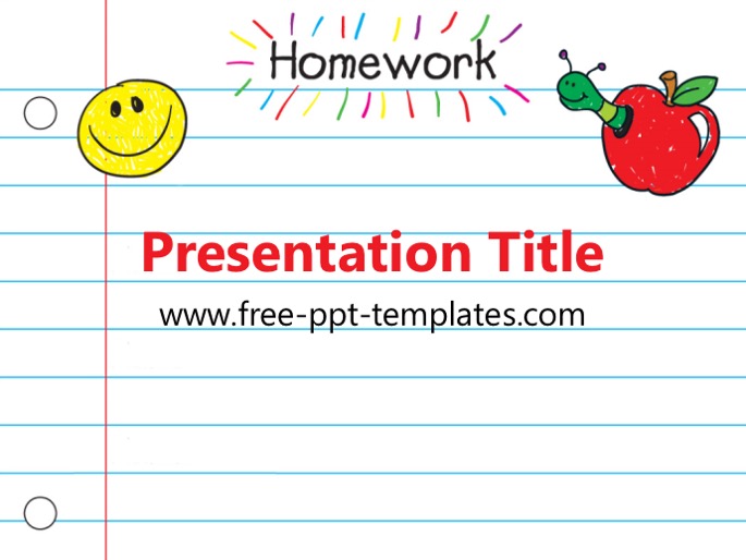 homework powerpoint template