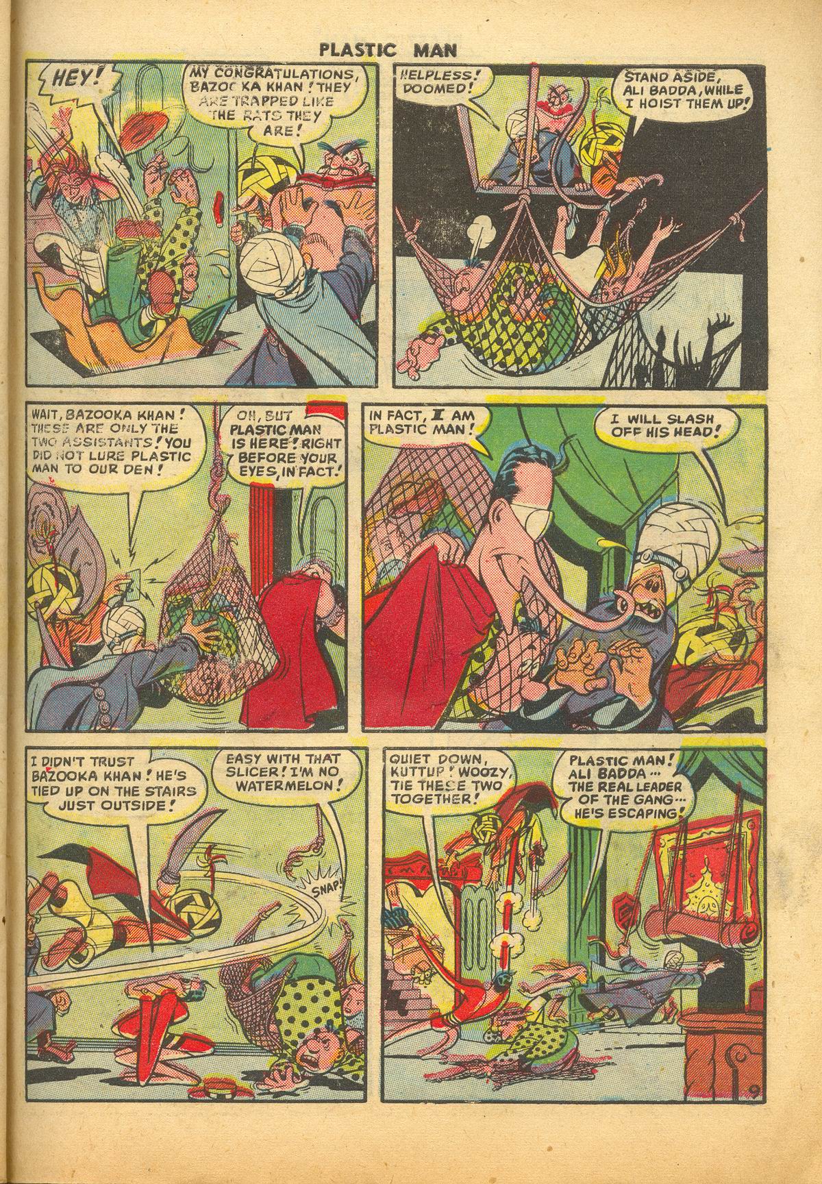 Read online Plastic Man (1943) comic -  Issue #20 - 31