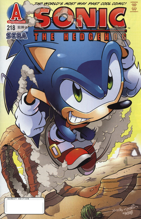 Read online Sonic The Hedgehog comic -  Issue #218 - 1