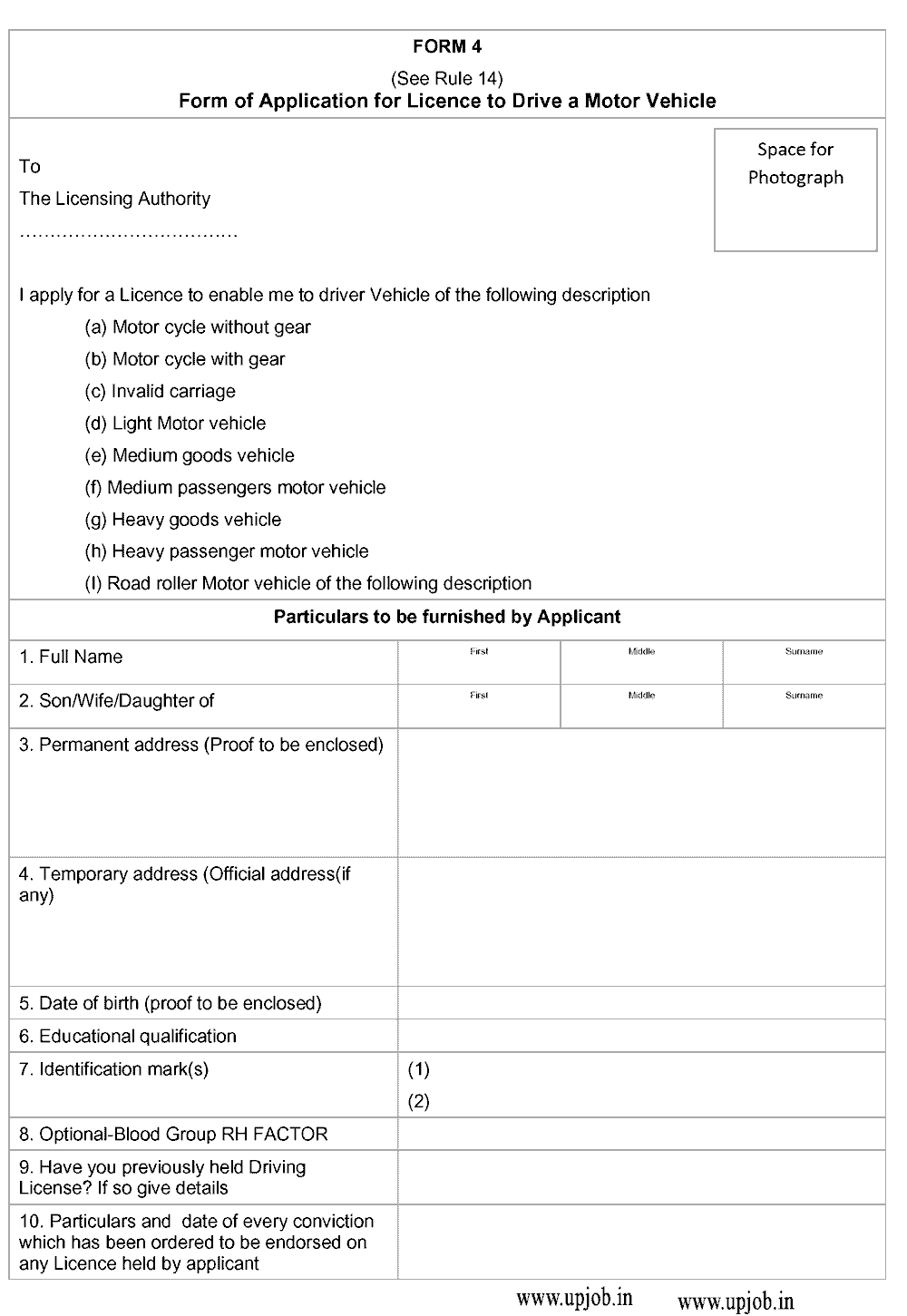 Driving Licence in UP DL Form SCDL license Apply online Check Status