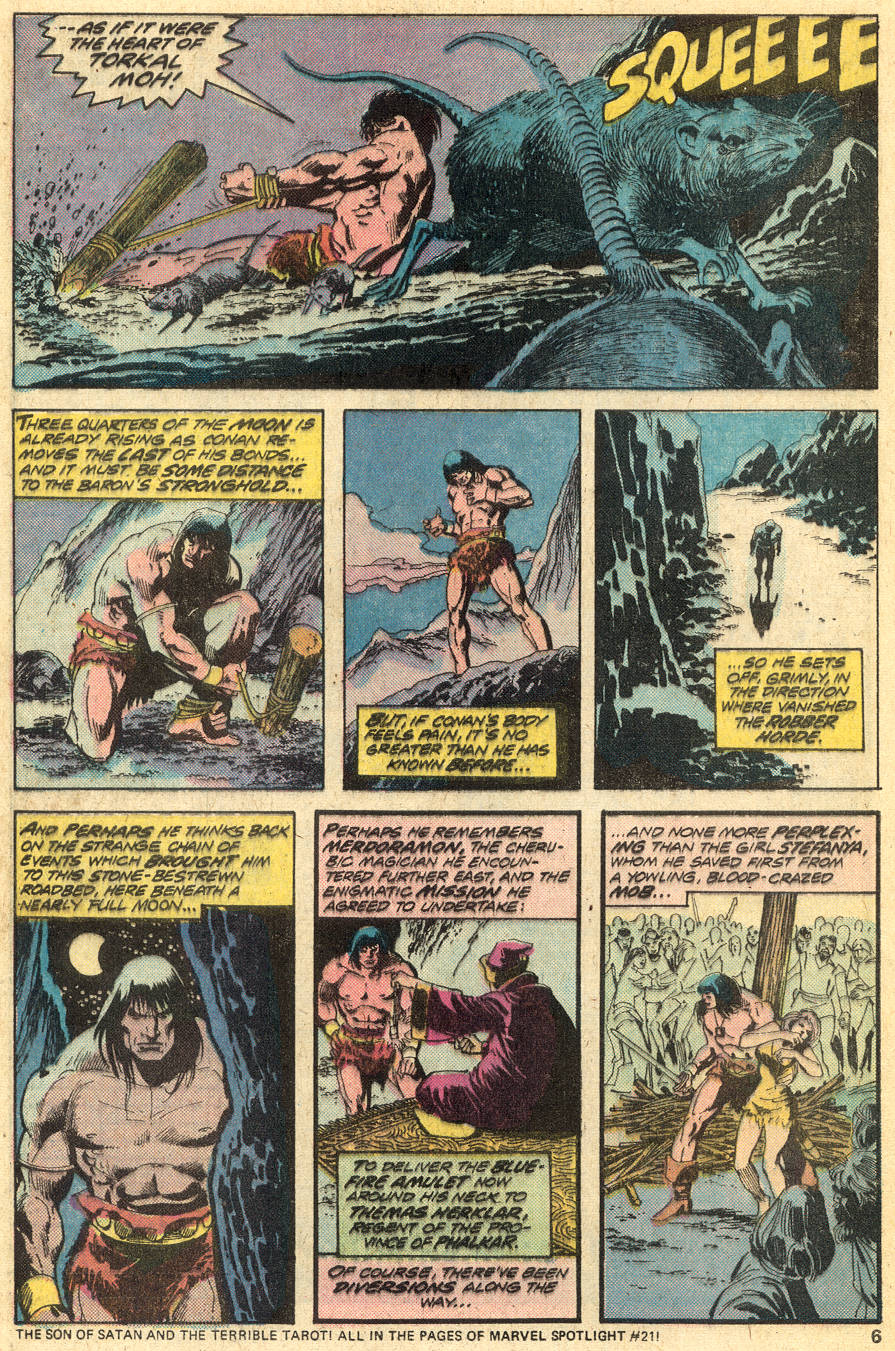 Read online Conan the Barbarian (1970) comic -  Issue #49 - 5
