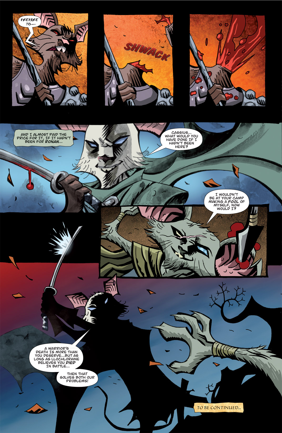 Read online The Mice Templar Volume 3: A Midwinter Night's Dream comic -  Issue #1 - 27