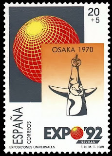 Sevilla - Filatelia - Expo 92 - 1989 (20+5) - Osaka 1970