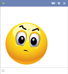 Dubious Emoticon For Facebook