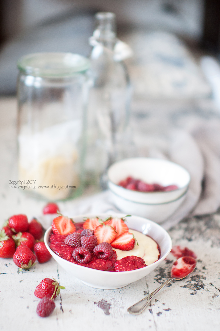 Kulinarne podróże Pyszny budyń jaglany na mleku kokosowym (Delicious