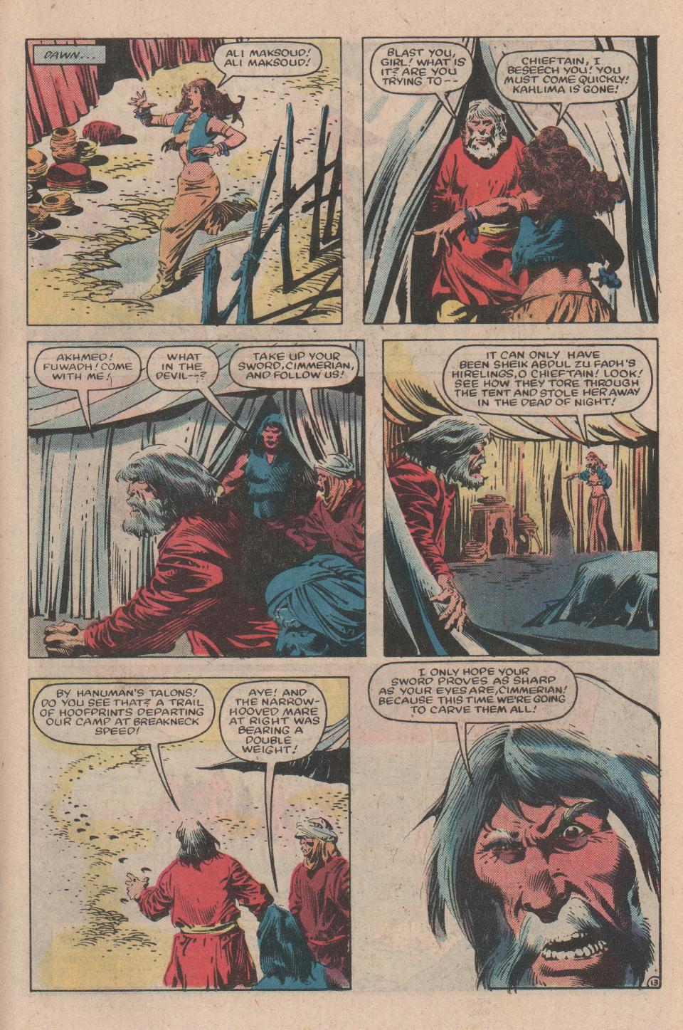 Read online Conan the Barbarian (1970) comic -  Issue #158 - 14