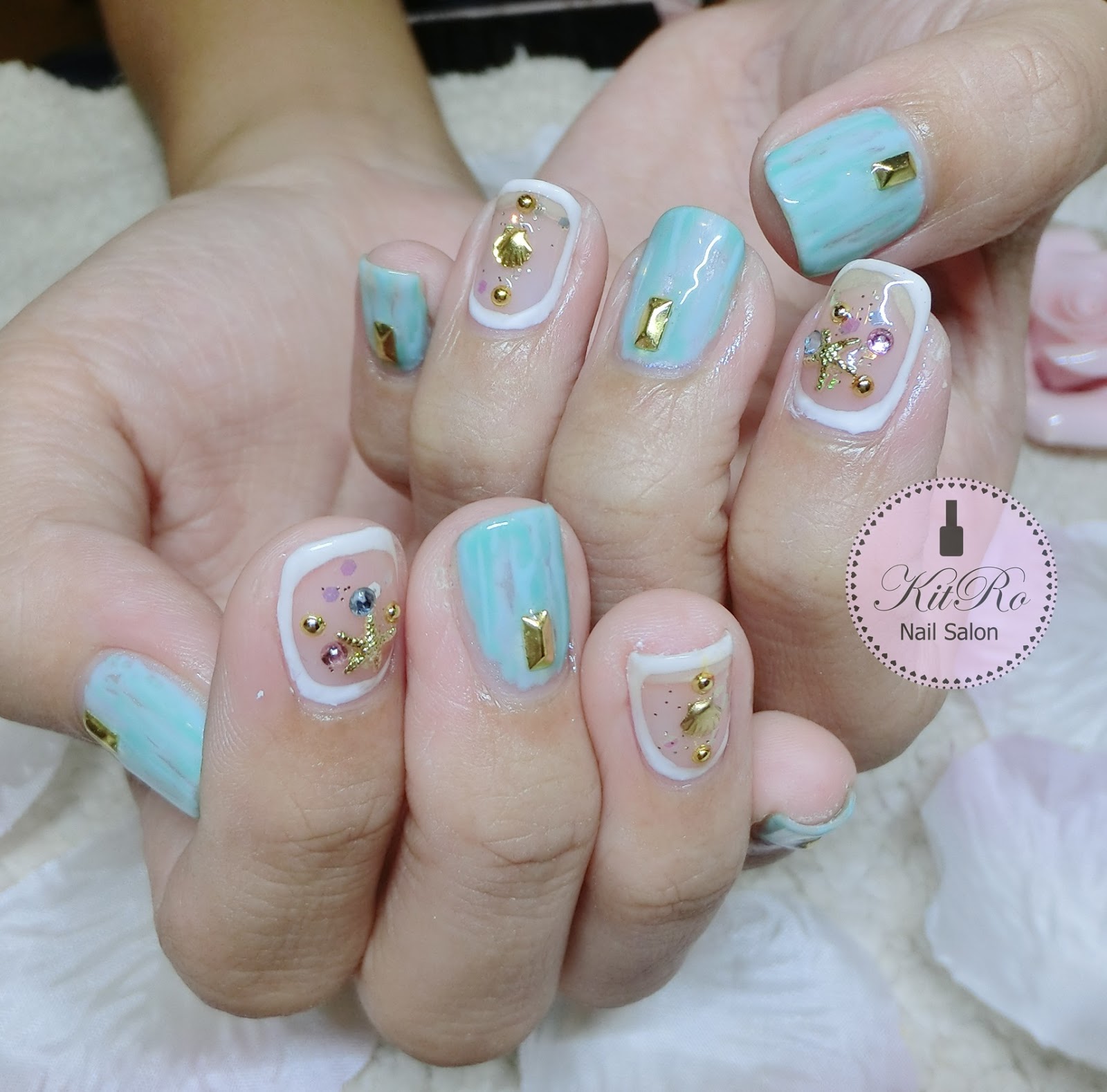 Kit-Ro Nail Salon: August- Nail Design - Taman Johor Jaya - 美甲