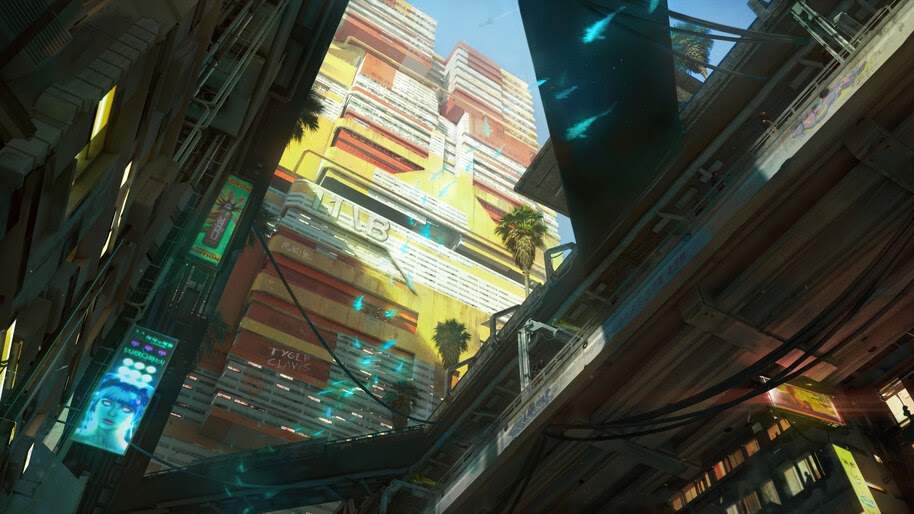 Cyberpunk 2077, City, Buildings, 4K, #3.2264