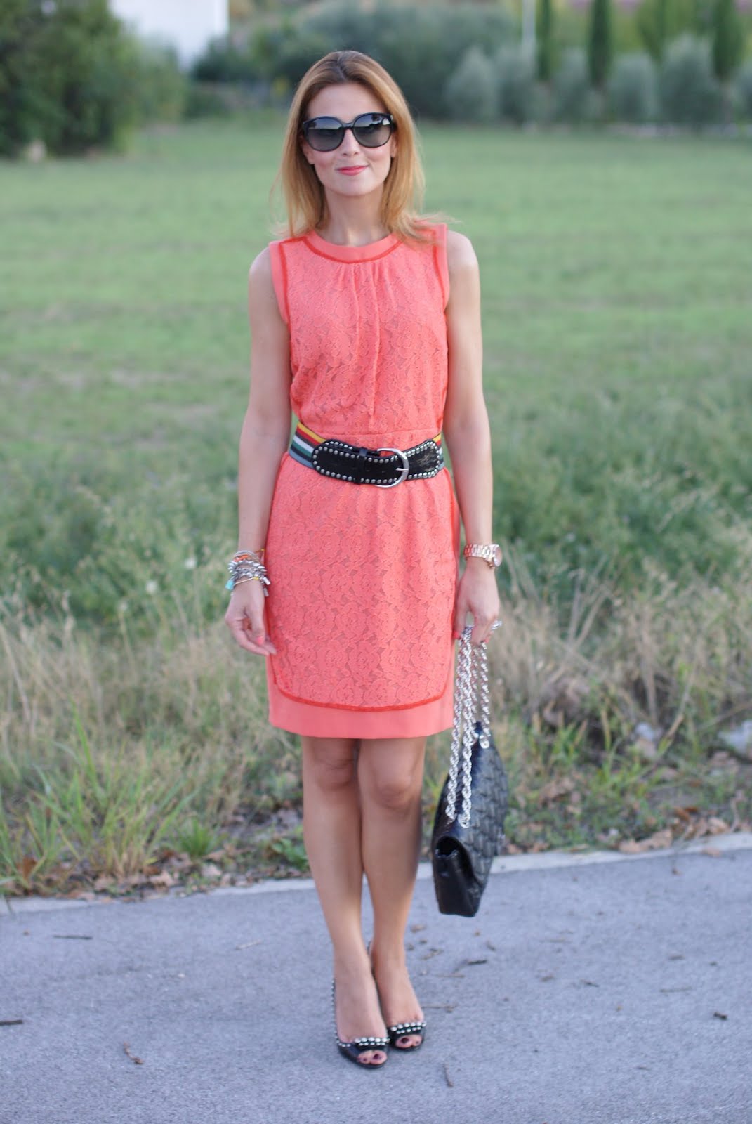 Apricot dress, Miu Miu shoes | Fashion and Cookies - fashion and beauty ...