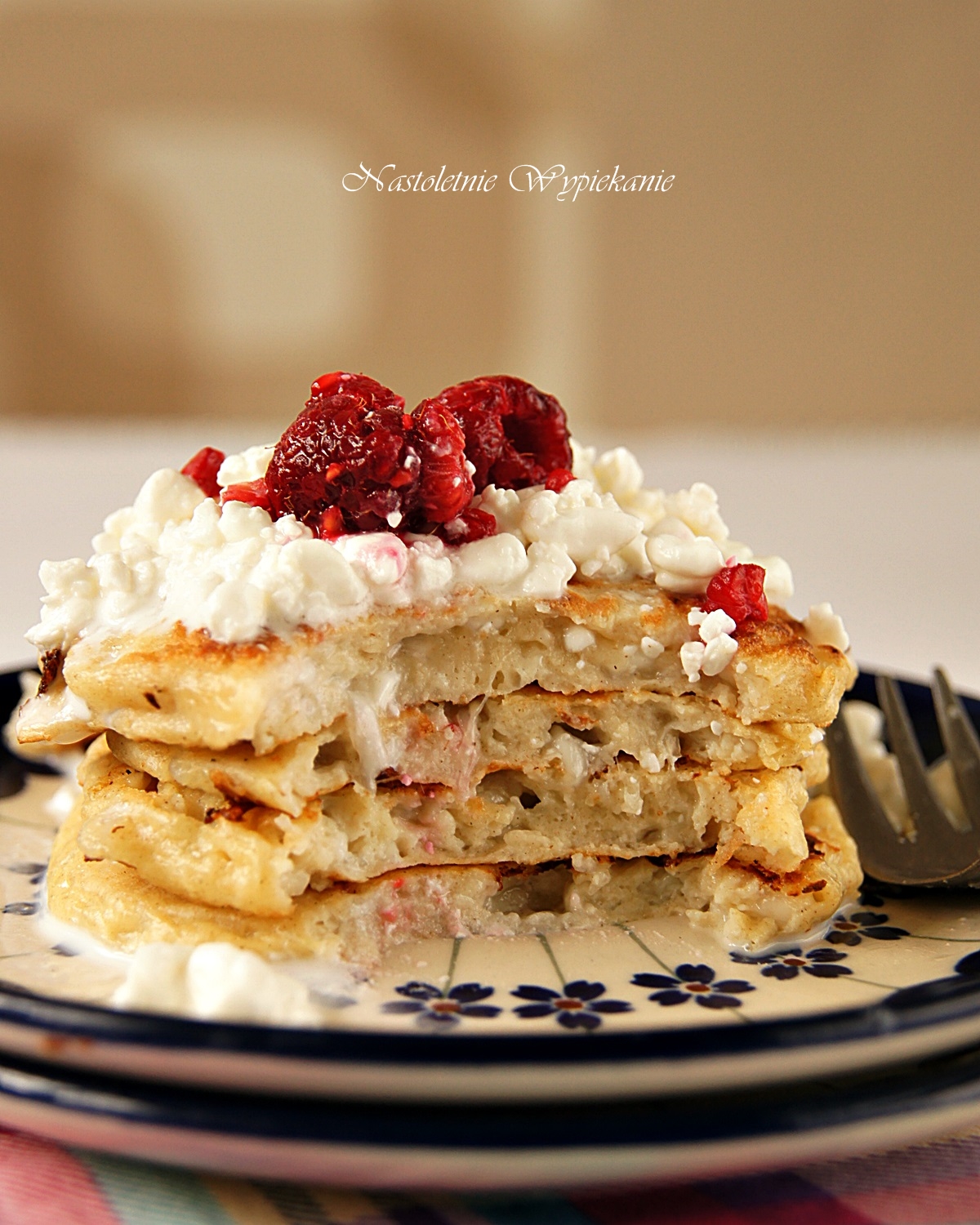 Nastoletnie Wypiekanie Placuszki z serka wiejskiego