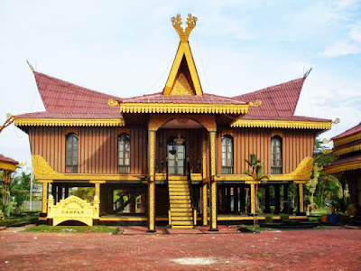 Foto Rumah Adat Riau Foto Rumah Adat Riau
