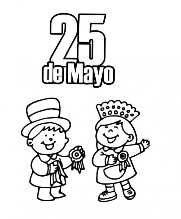  Dibujos   de Mayo Argentina