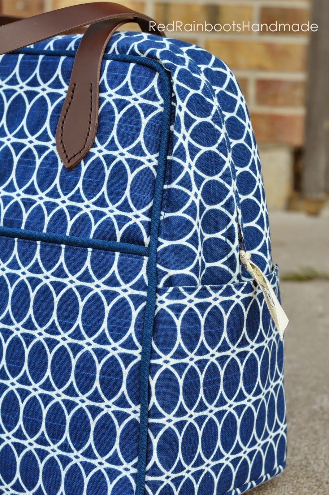 Red Rainboots Handmade Weekender Bag Making