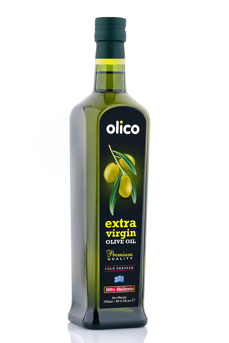 Olico Extra Virgin Olive Oil on Packaging of the World Creative